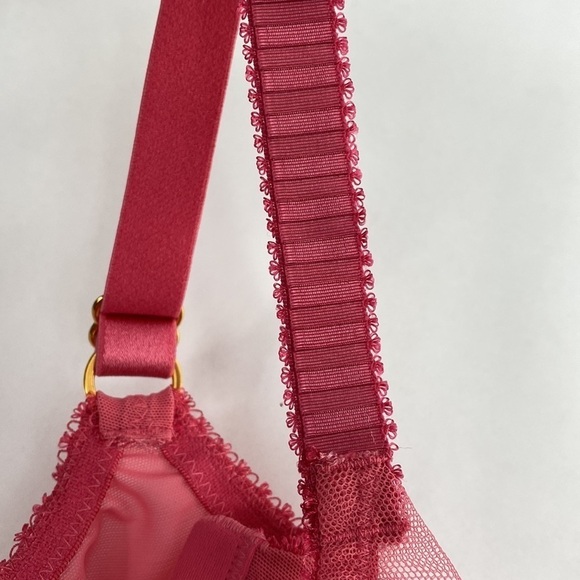 Agent Provocateur Yara pink lace underwire bra 36C - Picture 4 of 7